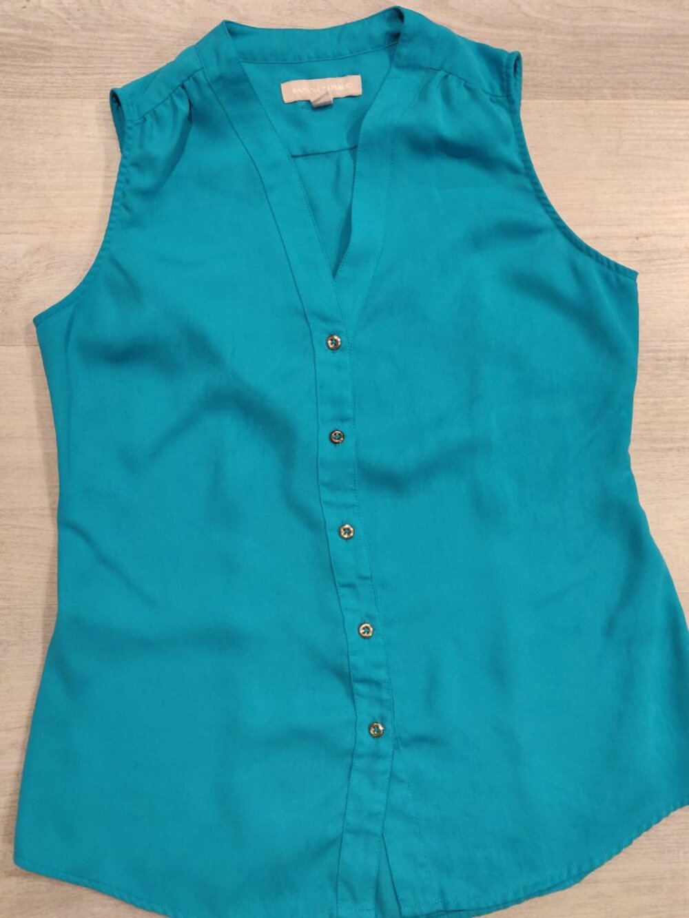 Banana republic turquoise sleeveless dress tank top